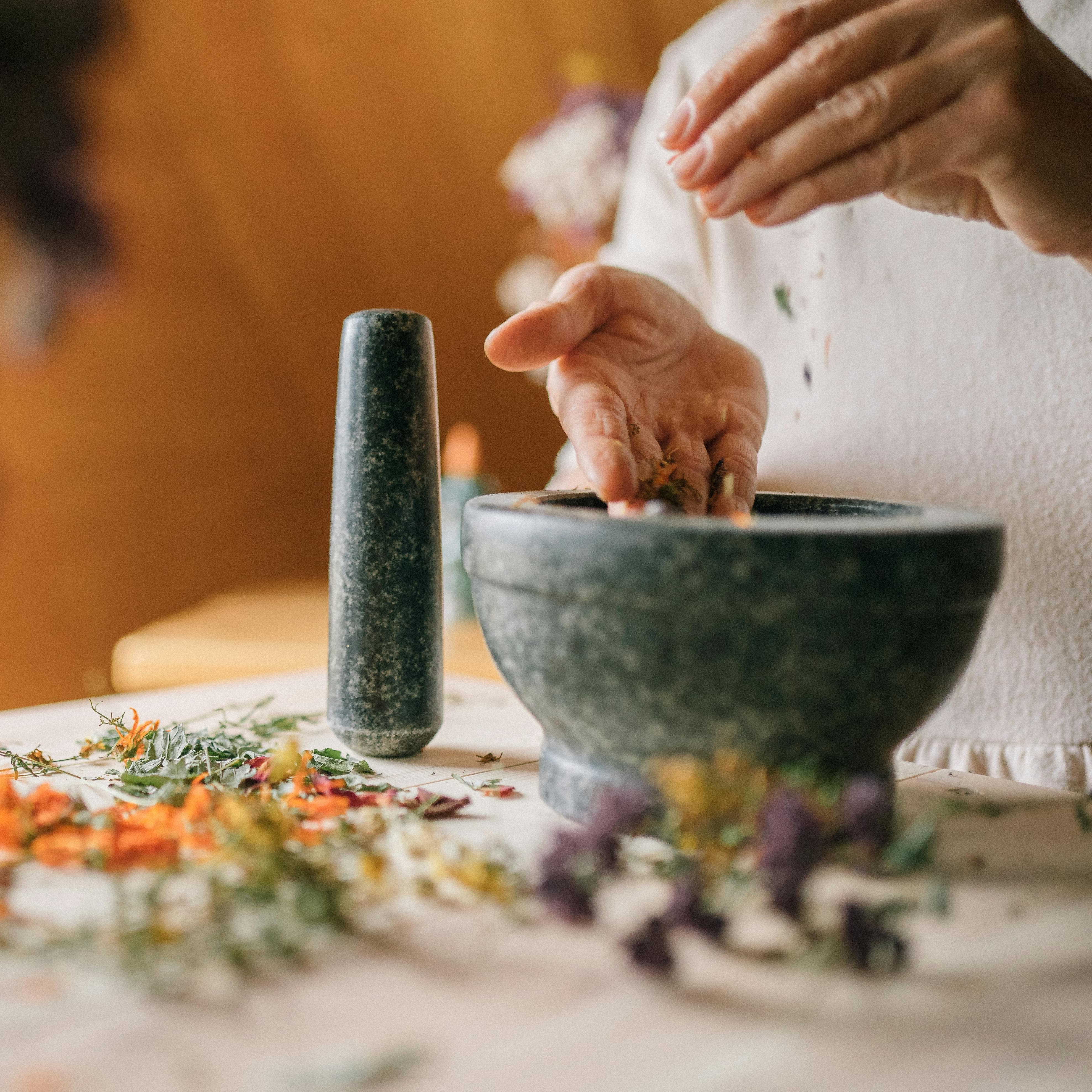 Preparación de hierbas medicinales